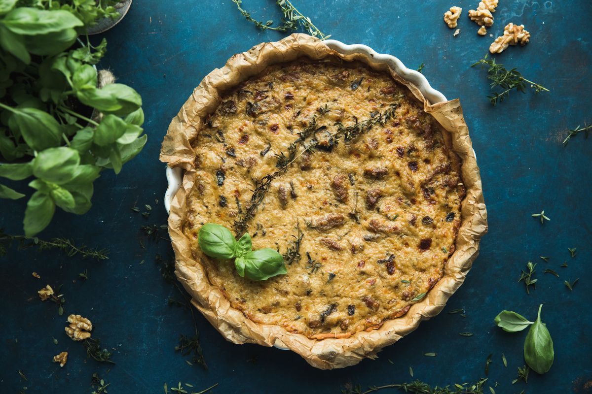 Quiche sans pâte et sans gluten : la recette veggie facile et gourmande